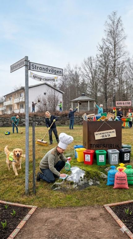 Vårstädning april 2026